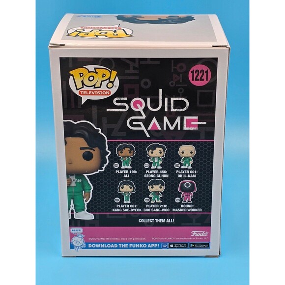 Funko Pop Television Squid Game Player 199: Ali #1221 Vinyl Figure New! - Picture 2 of 2